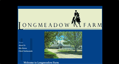 Desktop Screenshot of longmeadowdressage.com